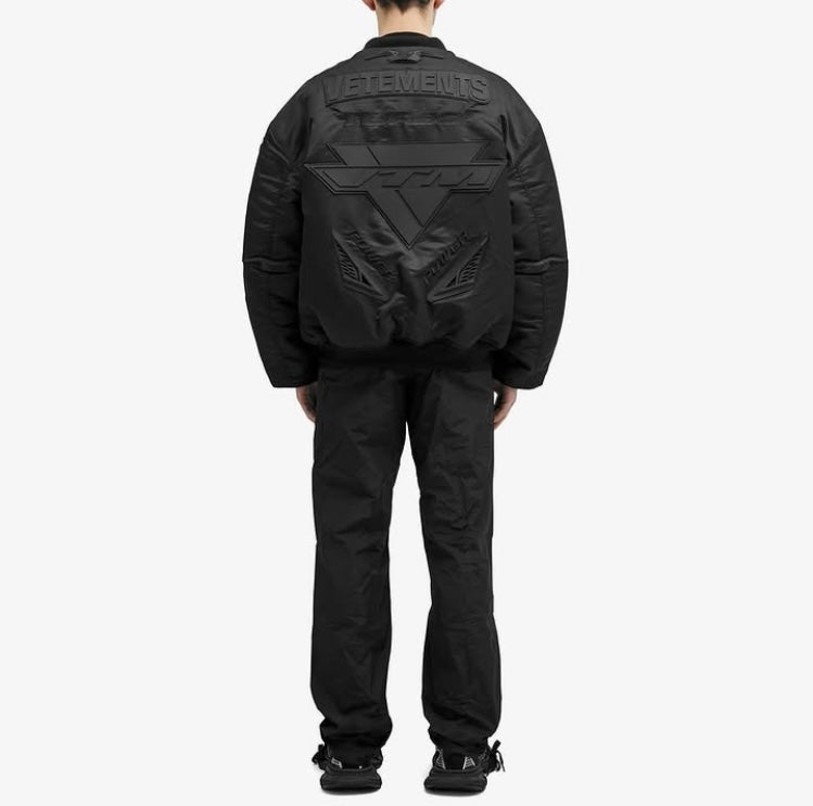 Vetements x Alpha Industries Blackout Racing Bomber Jacket