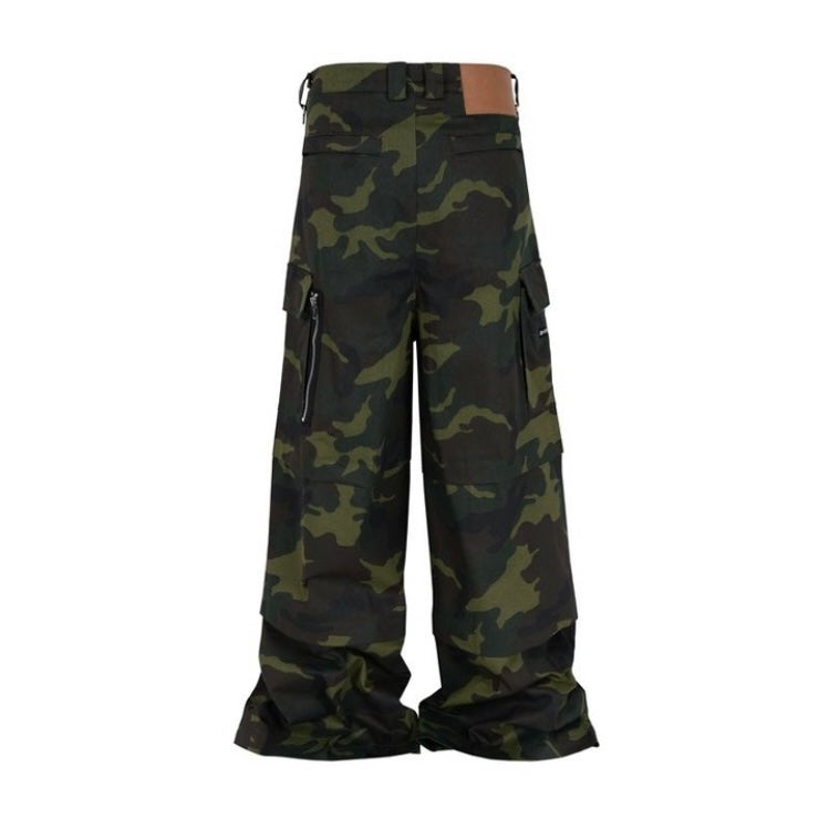 Vetements Khaki Patched Camo Cargo Pants